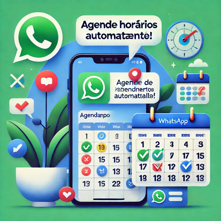 WhatsApp + Agendamento Automático Integrado ao Google Agenda!